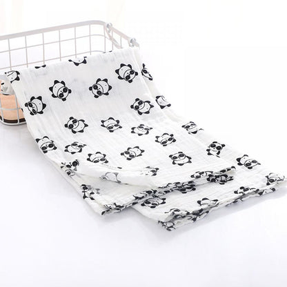 Double Layer Cotton Gauze Printed Baby Blanket Wholesale