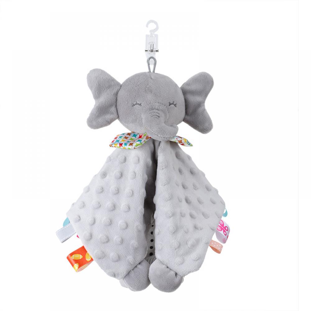 Cute Cartoon Animal Soothing Towel Baby Security blanket Wholesale Baby Bibs