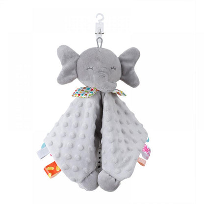 Cute Cartoon Animal Soothing Towel Baby Security blanket Wholesale Baby Bibs