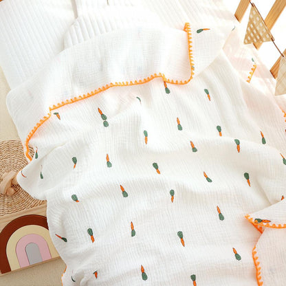 Newborn Baby Cotton Gauze Blanket Baby Supplies Wholesale