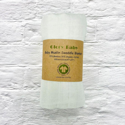 Double Bamboo Cotton Newborn Solid Color Gauze Blanket