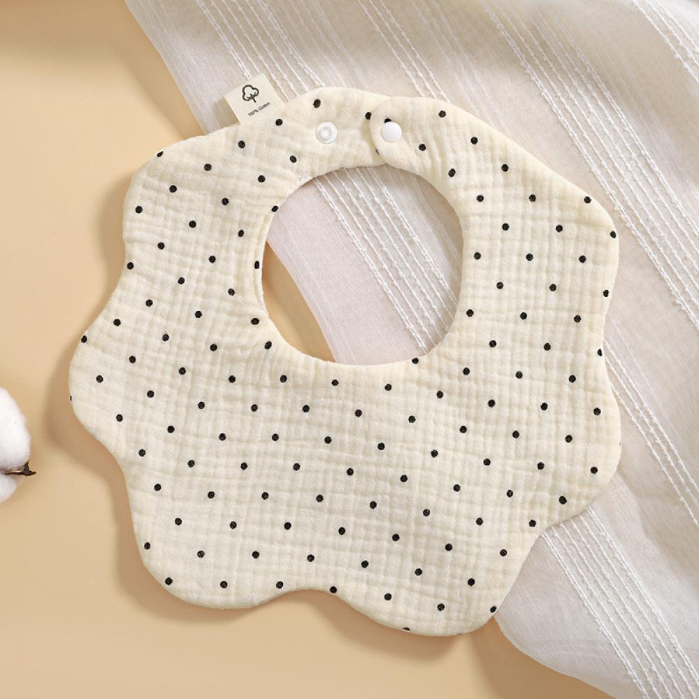 Pure Cotton Six-layer Gauze Baby Bib 360 Degrees Saliva Towel Wholesale