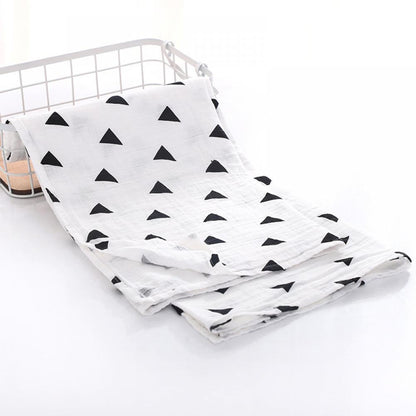 Double Layer Cotton Gauze Printed Baby Blanket Wholesale
