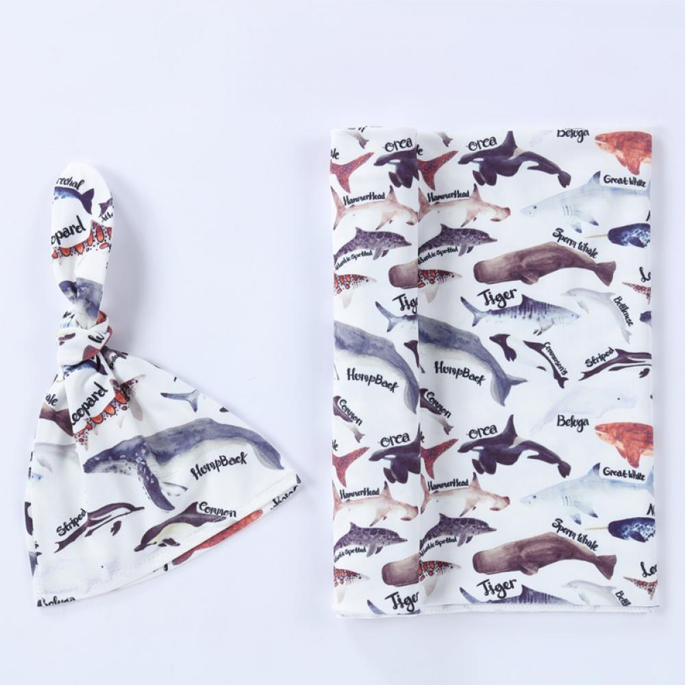 Towel Wrapping Supplies Newborn Cotton Caps Blankets