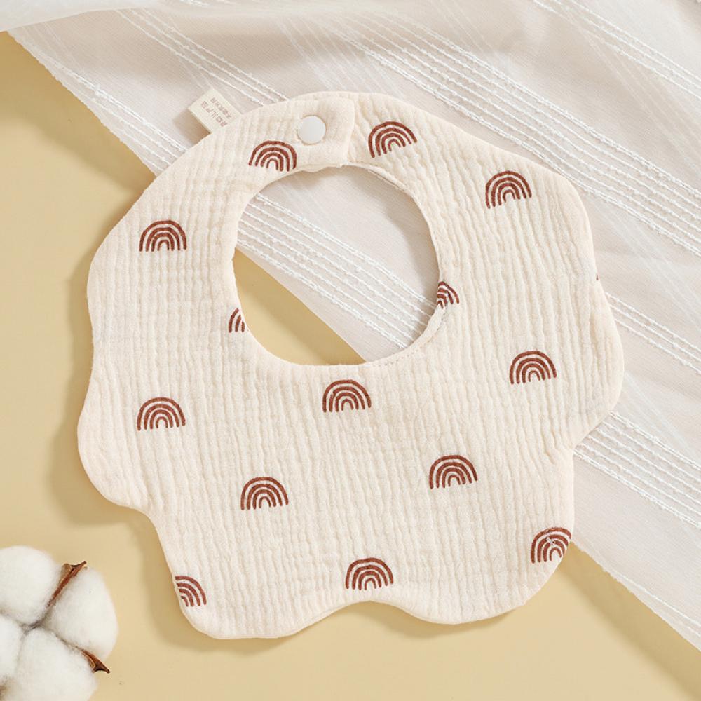 Pure Cotton Six-layer Gauze Baby Bib 360 Degrees Saliva Towel Wholesale