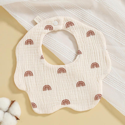 Pure Cotton Six-layer Gauze Baby Bib 360 Degrees Saliva Towel Wholesale