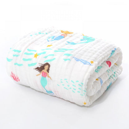 Infant Pure Cotton Bath Towel Six Layers Of Gauze