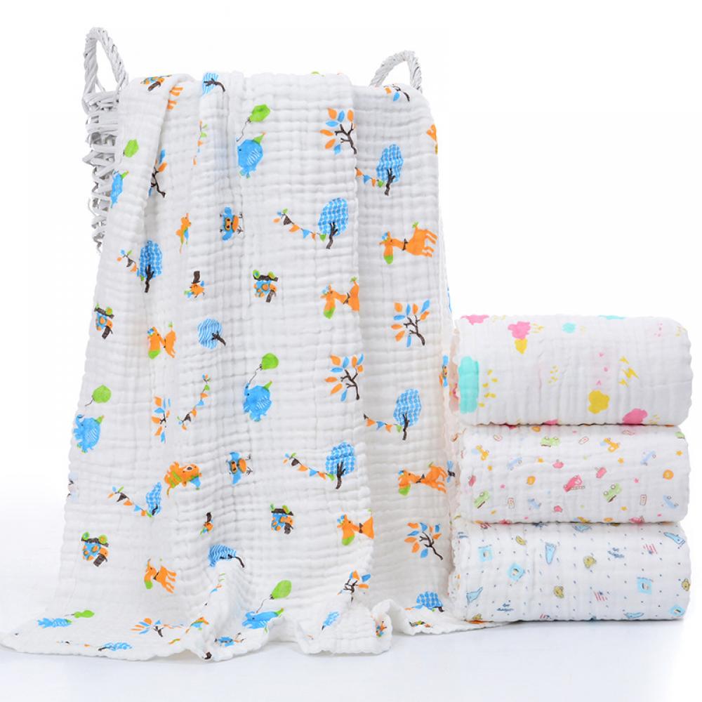 Infant Pure Cotton Bath Towel Six Layers Of Gauze