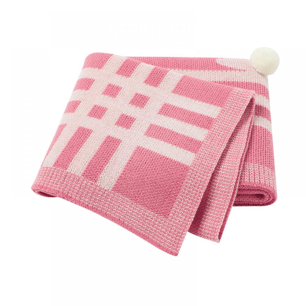 Spring Autumn Stereo Bunny Baby Knit Blanket Baby Blankets