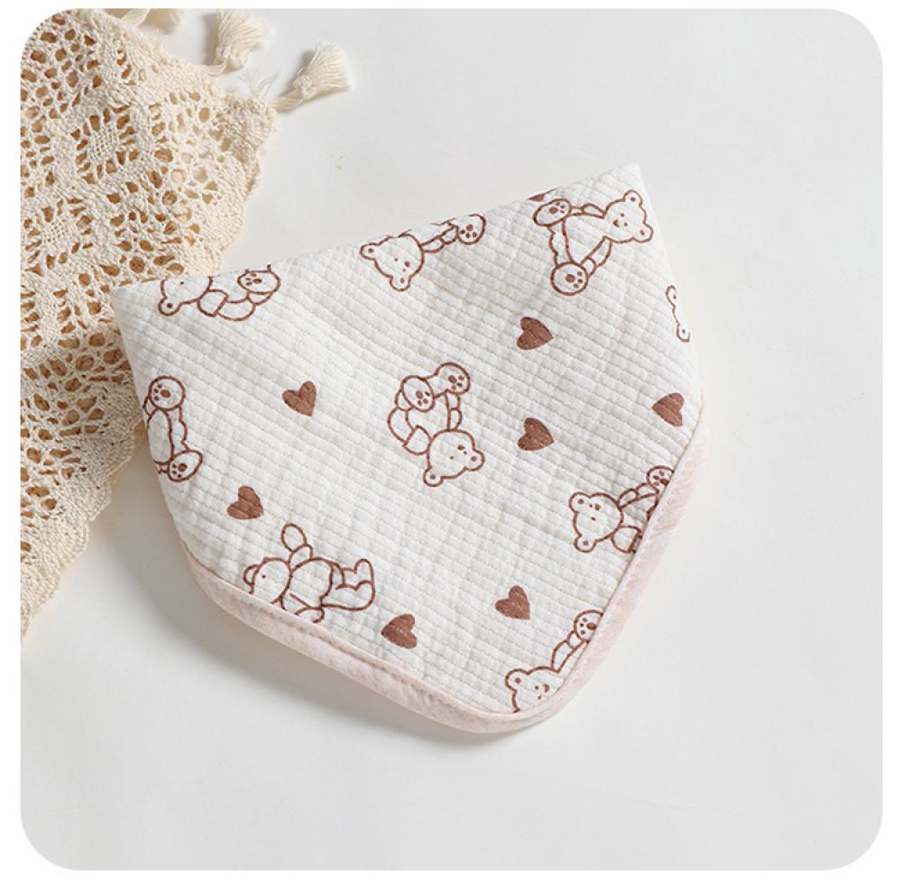 Newborn Baby Square Bib Baby Gauze Bib Wholesale
