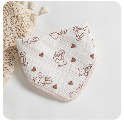 Newborn Baby Square Bib Baby Gauze Bib Wholesale