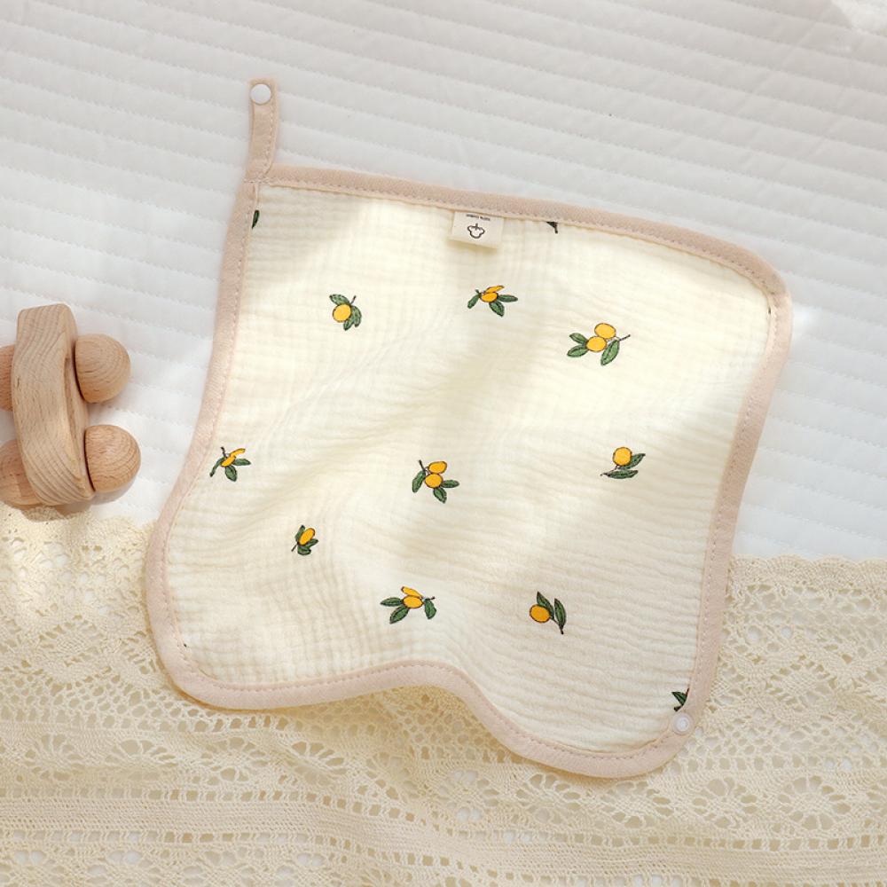 Summer Newborn Baby Double Layer Cotton Gauze Bib