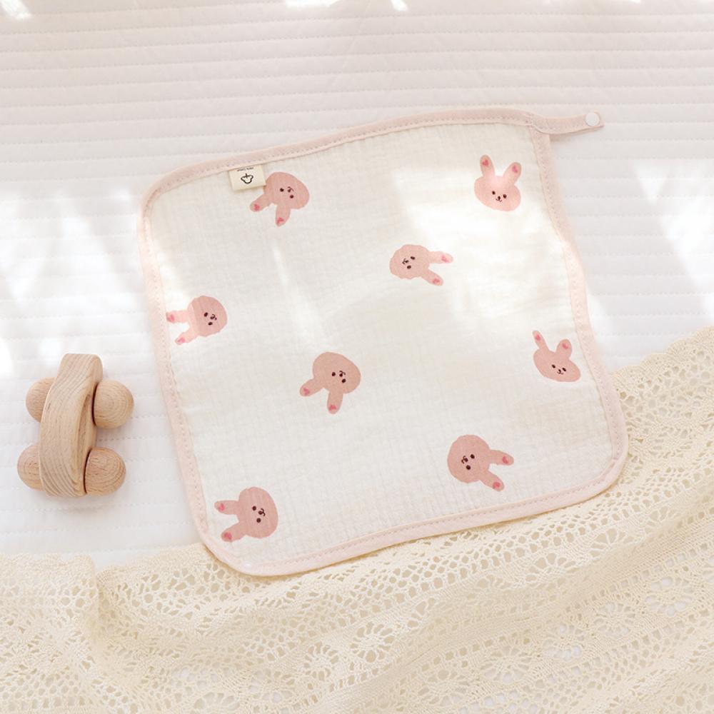 Summer Newborn Baby Double Layer Cotton Gauze Bib