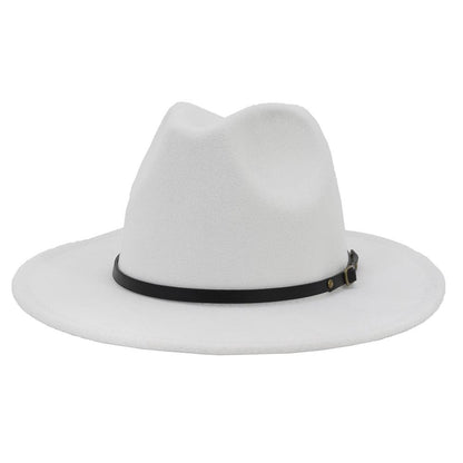 Jazz Hat Autumn And Winter British Retro Top Hat Fashion Women's Woolen Hat Wholesale Women's Hats