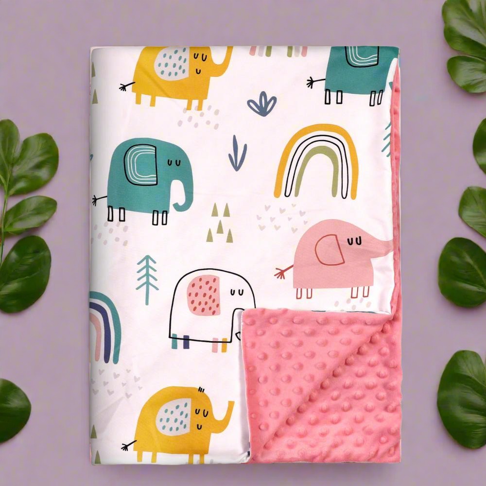 Baby Autumn and Winter Blanket Newborn Baby Beanie Quilt