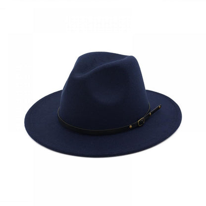 Jazz Hat Autumn And Winter British Retro Top Hat Fashion Women's Woolen Hat Wholesale Women's Hats