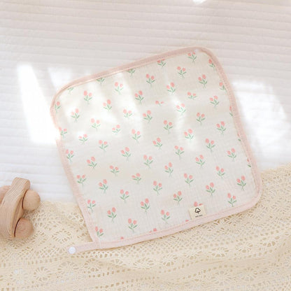 Summer Newborn Baby Double Layer Cotton Gauze Bib