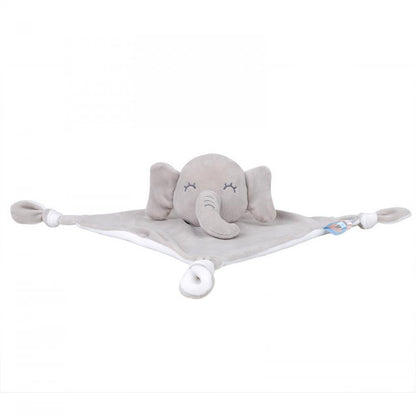 Cartoon Elephant Rabbit Baby Security blanket Baby Bib