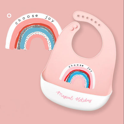 Baby Silicone Bib Waterproof Bib Wholesale Baby Accessories