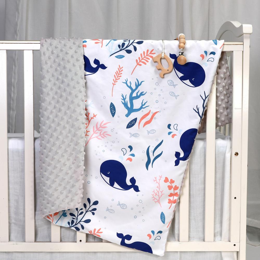 Baby Autumn and Winter Blanket Newborn Baby Beanie Quilt