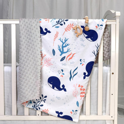 Baby Autumn and Winter Blanket Newborn Baby Beanie Quilt