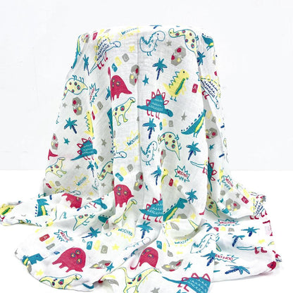 Baby Gauze Blanket Newborn Swaddling Towel Bamboo Cotton