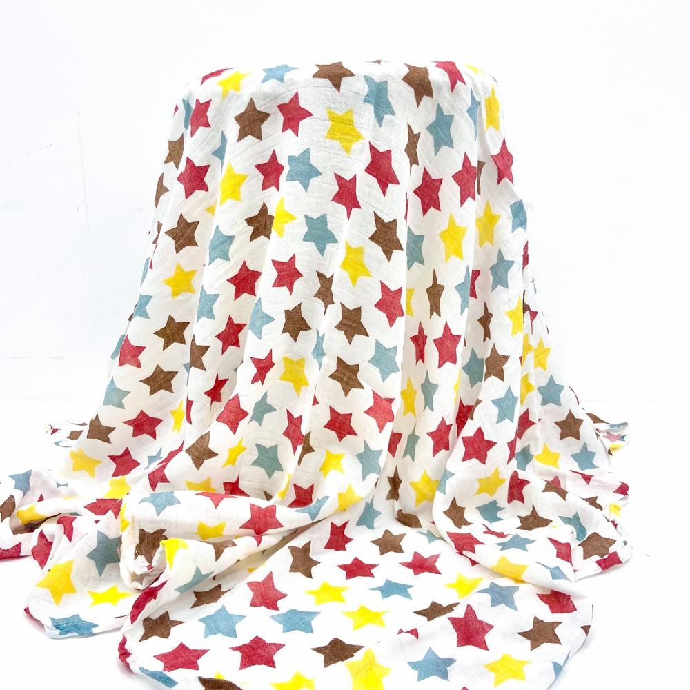 Baby Gauze Blanket Newborn Swaddling Towel Bamboo Cotton