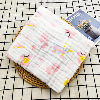 Infant Pure Cotton Bath Towel Six Layers Of Gauze