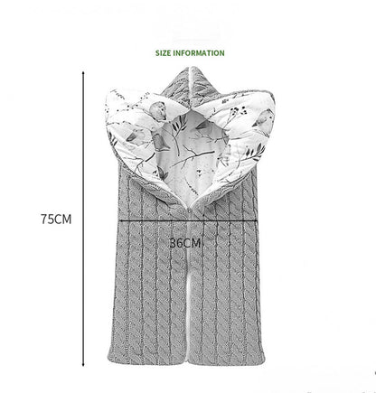 INS Autumn and Winter Baby Sleeping Bag Newborn Thickened