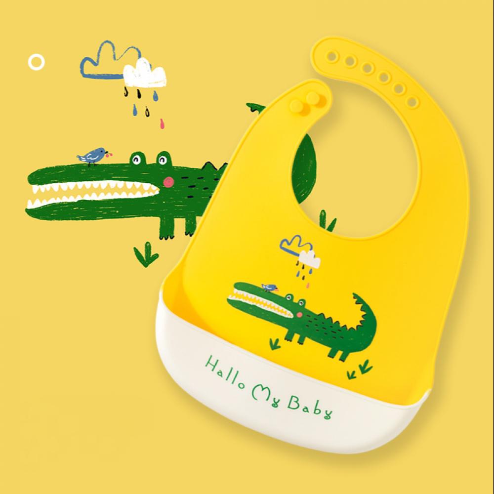Baby Silicone Bib Waterproof Bib Wholesale Baby Accessories