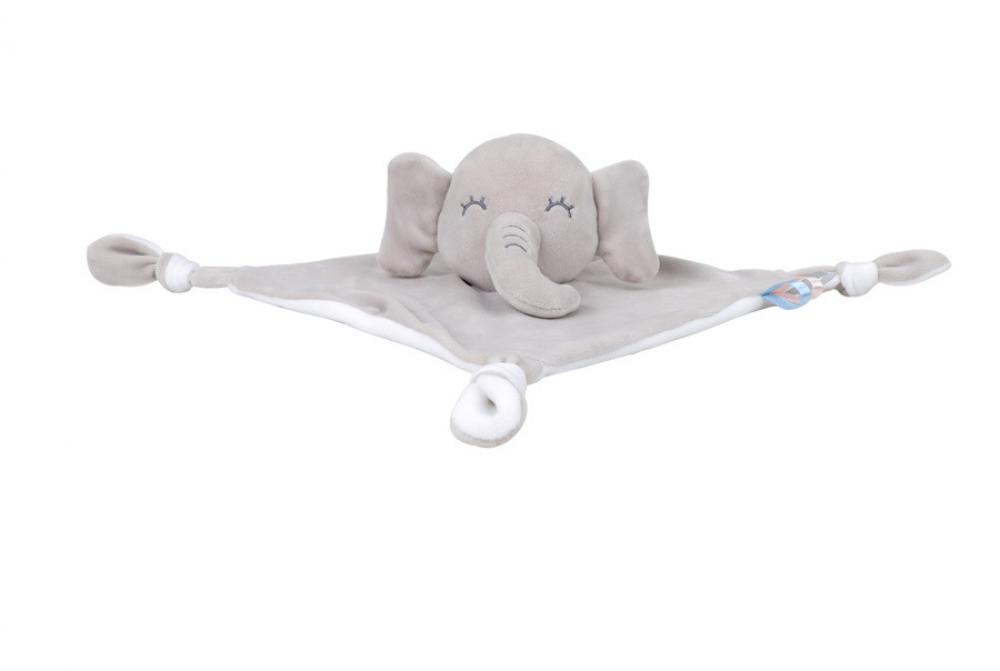 Cartoon Elephant Rabbit Baby Security blanket Baby Bib