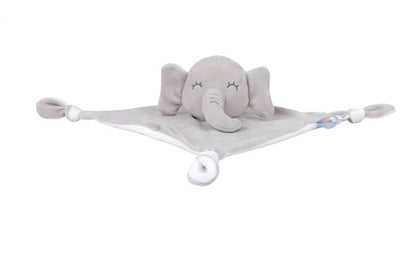 Cartoon Elephant Rabbit Baby Security blanket Baby Bib