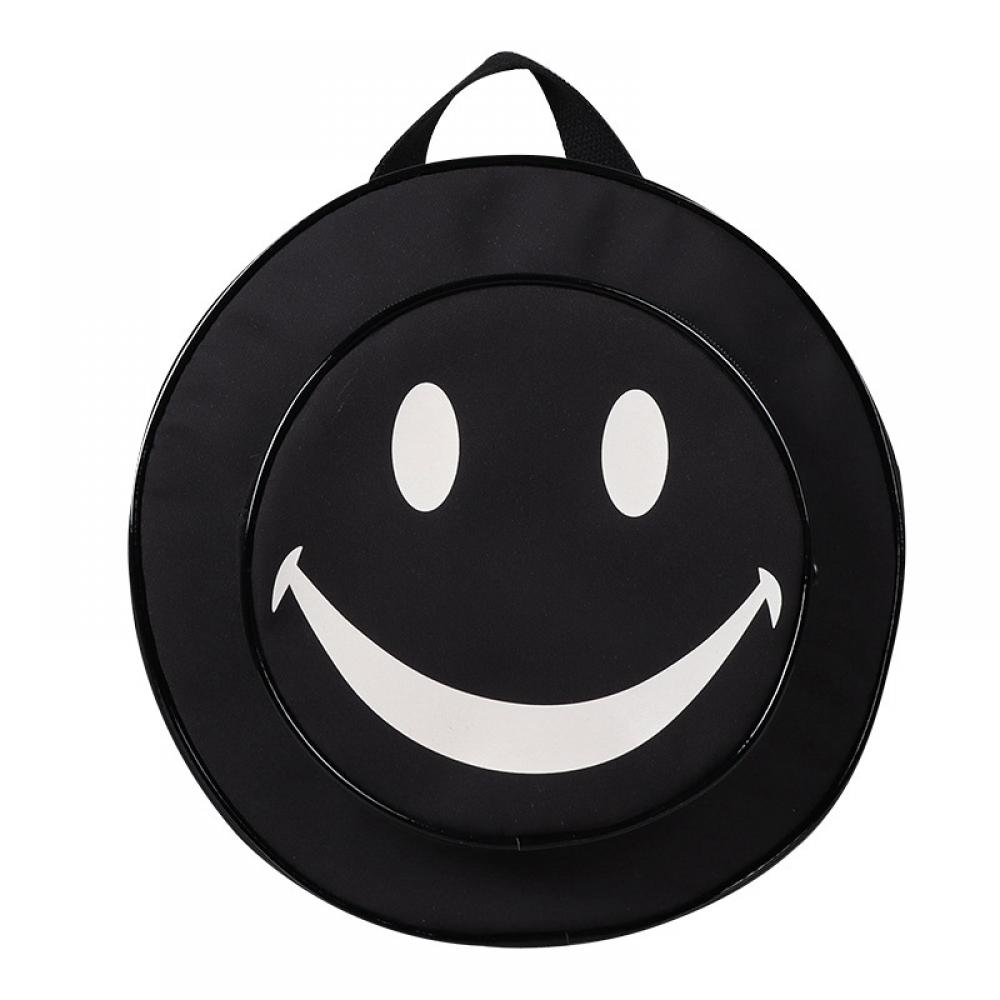 Neutrals Cartoon Children Casual Backpack Smiley Face