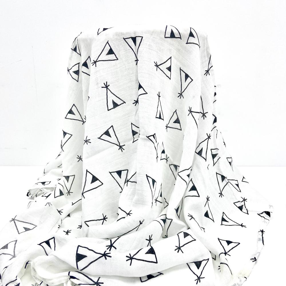 Baby Gauze Blanket Newborn Swaddling Towel Bamboo Cotton