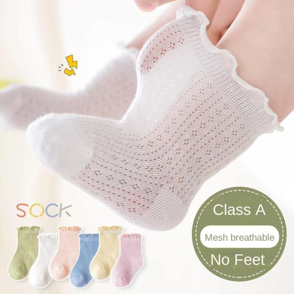 Baby socks summer thin mesh cotton socks breathable