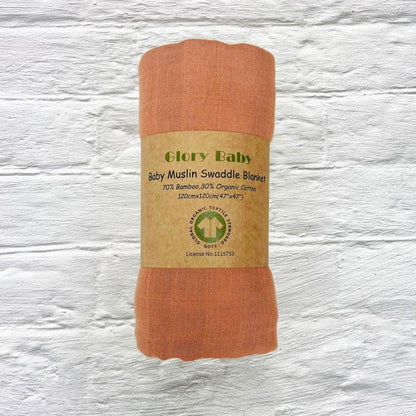 Double Bamboo Cotton Newborn Solid Color Gauze Blanket
