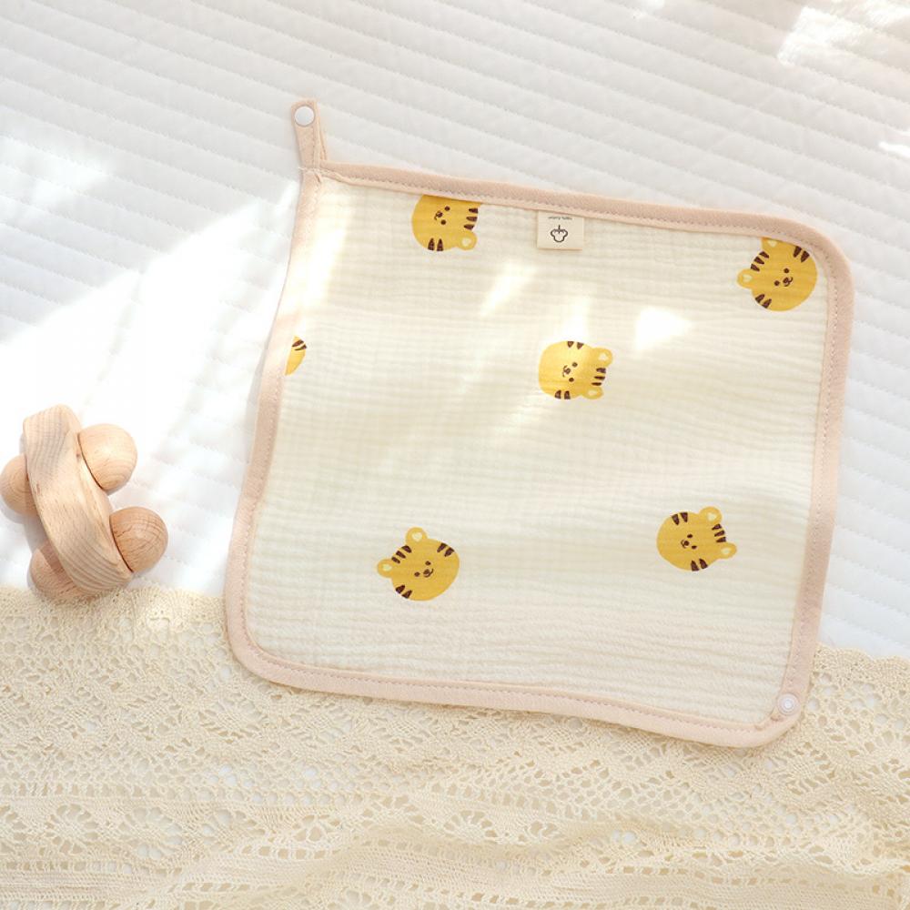 Summer Newborn Baby Double Layer Cotton Gauze Bib