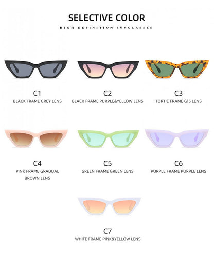 Fashion Universal Sunglasses Personality Versatile Street Shooting Female Small Face Temperament Chain Foot Sunglasses Wholesale