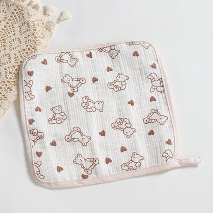 Newborn Baby Square Bib Baby Gauze Bib Wholesale