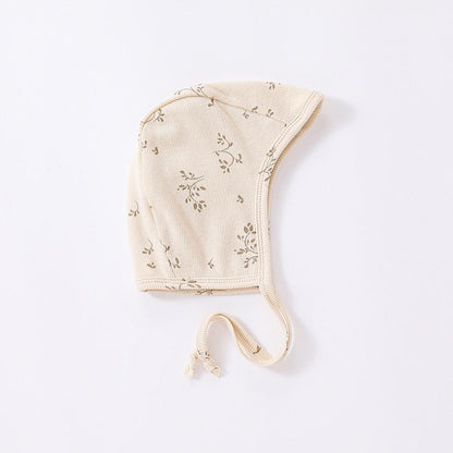 Baby Hat Four Seasons Cute Print Ear Protection Cap