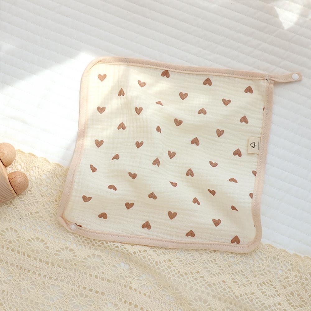 Summer Newborn Baby Double Layer Cotton Gauze Bib