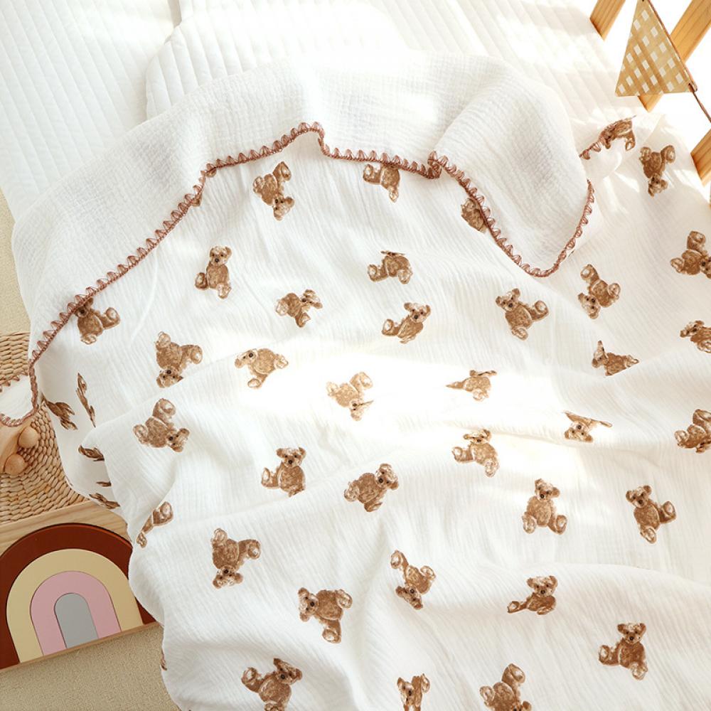 Newborn Baby Cotton Gauze Blanket Baby Supplies Wholesale