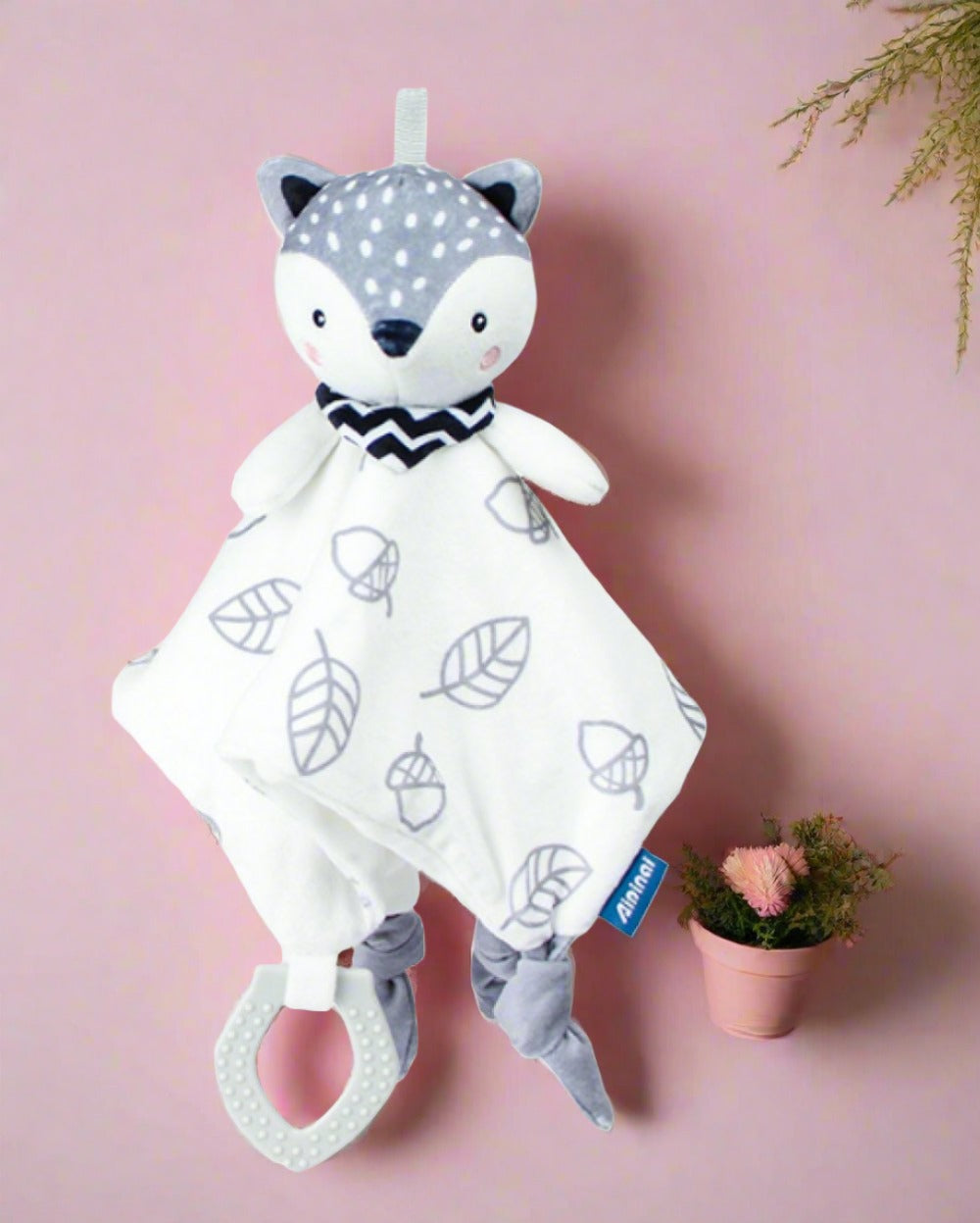 Baby Animal Security blanket Plus Toy Wholesale Baby Bibs