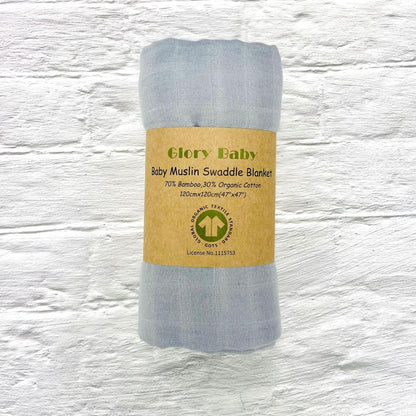 Double Bamboo Cotton Newborn Solid Color Gauze Blanket