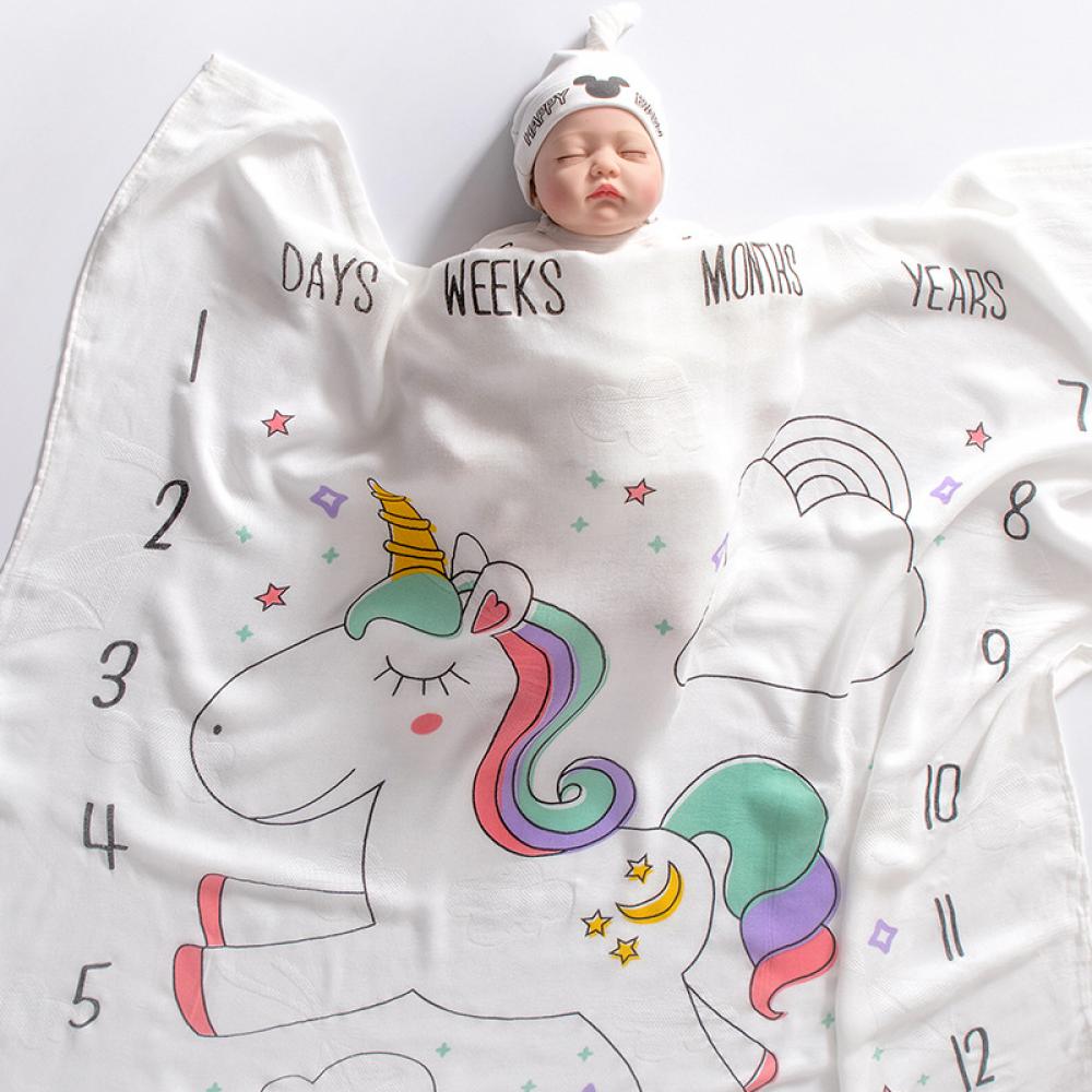 Baby Summer Double Gauze Bamboo Fiber 110*110CM