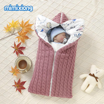 INS Autumn and Winter Baby Sleeping Bag Newborn Thickened