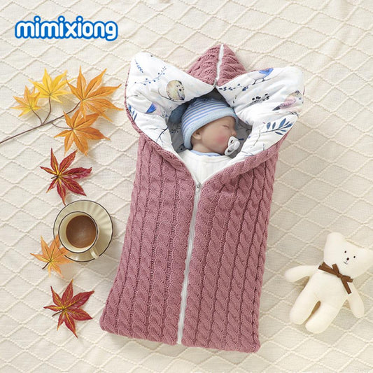 INS Autumn and Winter Baby Sleeping Bag Newborn Thickened