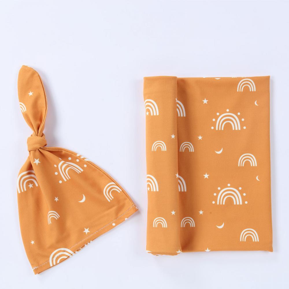 Towel Wrapping Supplies Newborn Cotton Caps Blankets