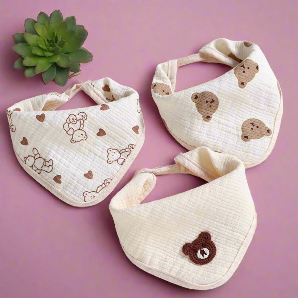 Newborn Baby Square Bib Baby Gauze Bib Wholesale