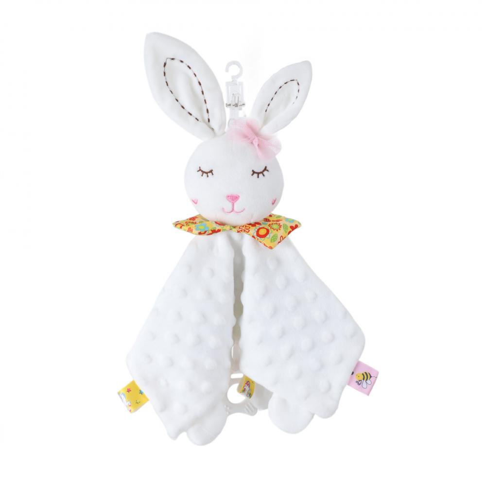 Cute Cartoon Animal Soothing Towel Baby Security blanket Wholesale Baby Bibs